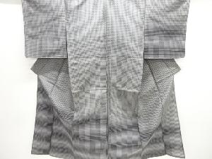 未使用品　仕立て上がり　紗暈し柄織り出し訪問着